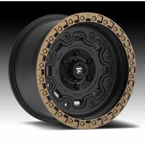 Fittipaldi Offroad FTC16 Satin Black Bronze Custom Truck Wheels 1